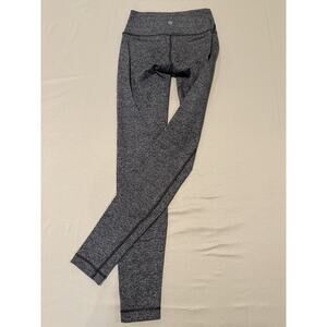 Lululemon Women’s Size 4 Gray High Rise Leggings Yoga Athletic Pants